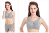 BLOOM & SWAY Cotton Anti-Sag Sports Bra – Breathable, Non-Stretch Support with Natural Lift