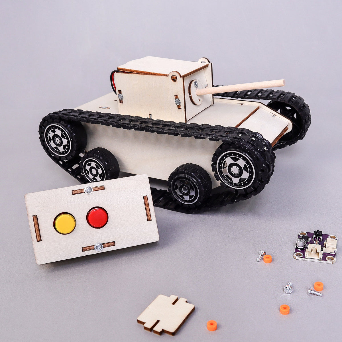 Remote Control Tank DIY Kit – view 2