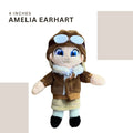 Pocket Amelia Earhart Plush Doll