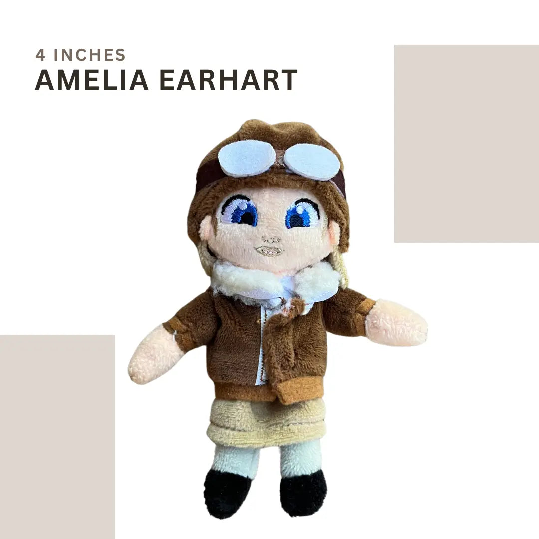 Pocket Amelia Earhart Plush Doll