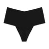Women's High Waist Seamless Ice Silk T-shaped Cotton Crotch Underwear