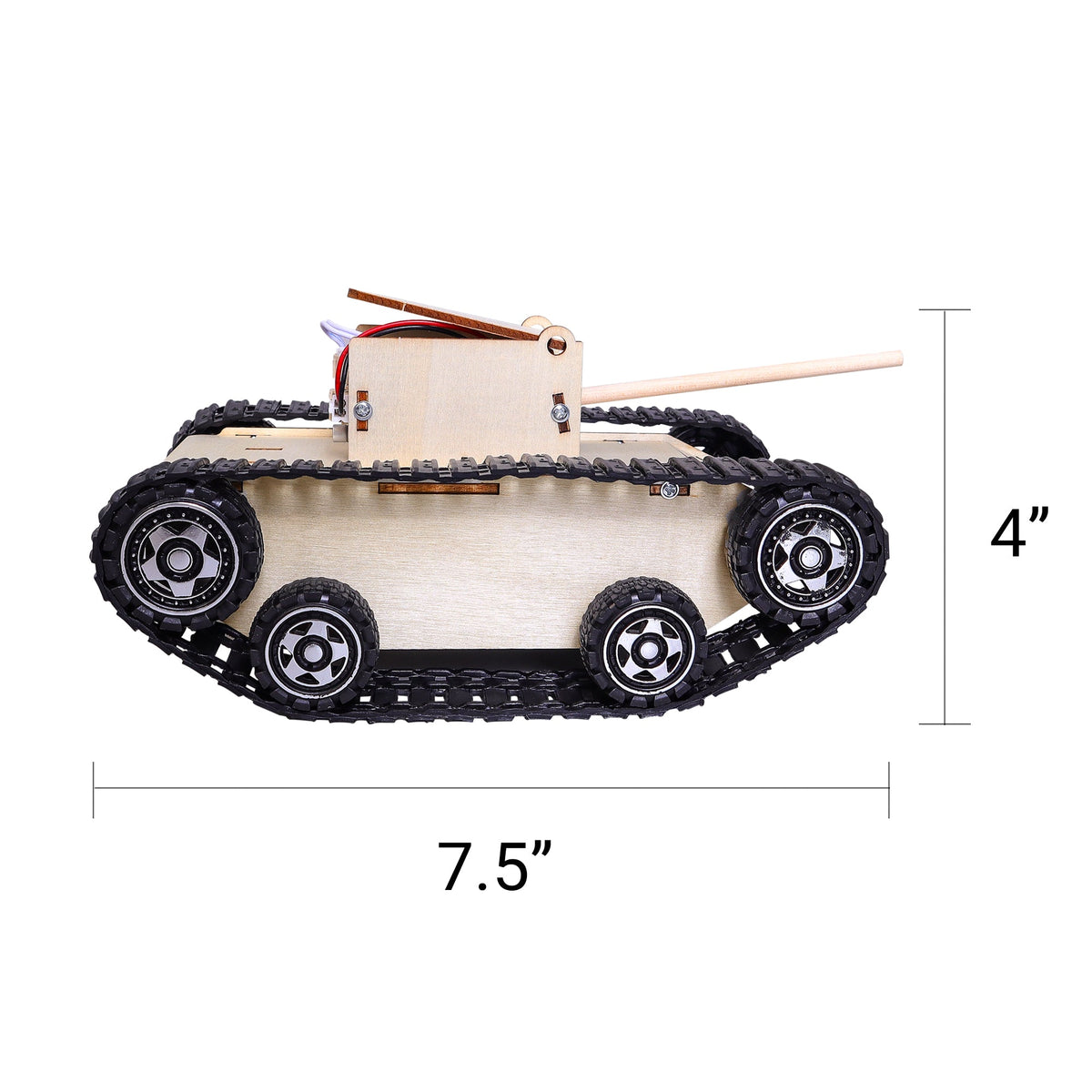 Remote Control Tank DIY Kit – view 3