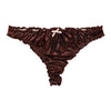 Satin Cotton Crotch T-back Women's Underwear