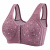 BloomandSway ComfortBloom Plus Size Printed Wide Strap Bra