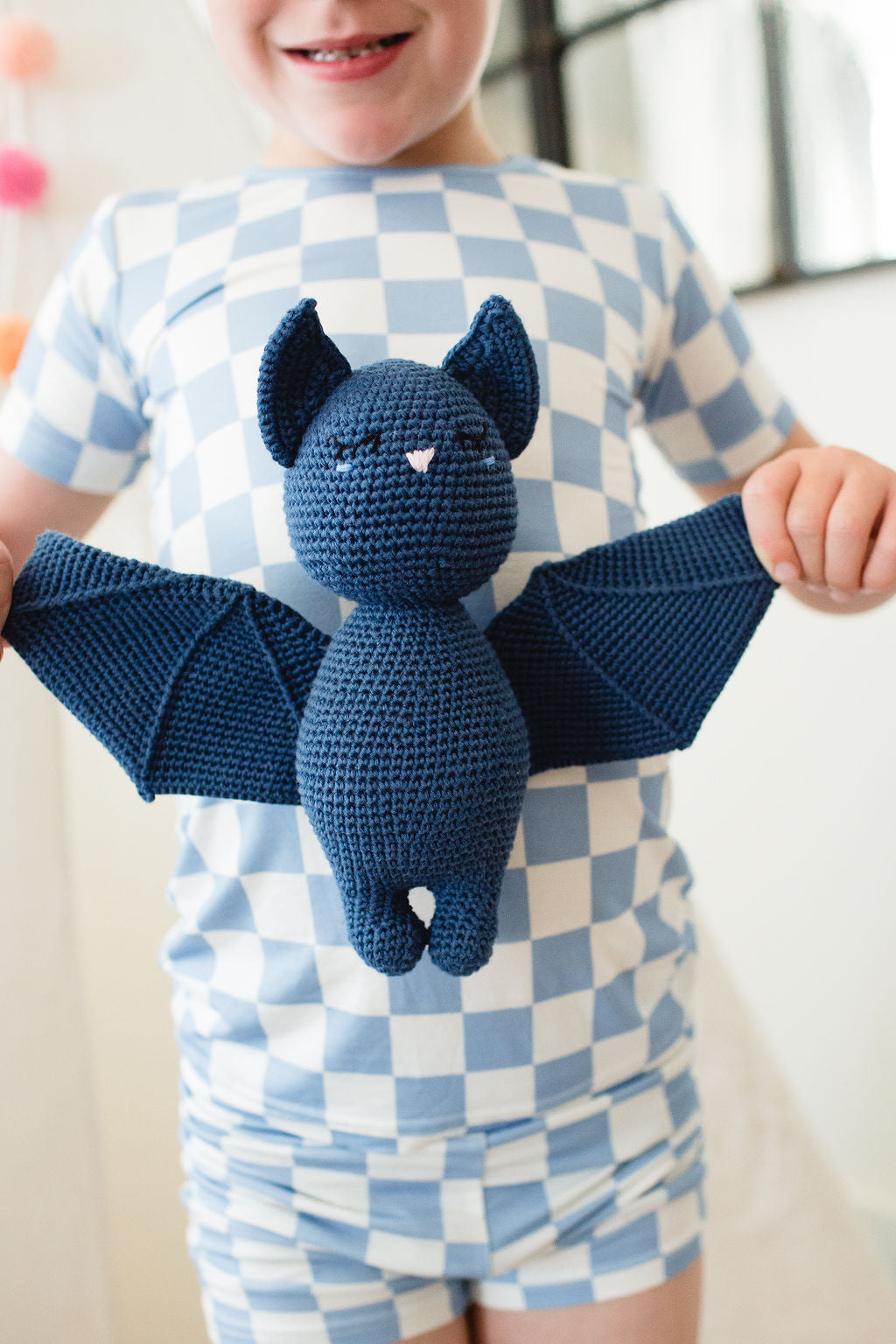 Comet the Bat Plush Toy with Sleeping Bag