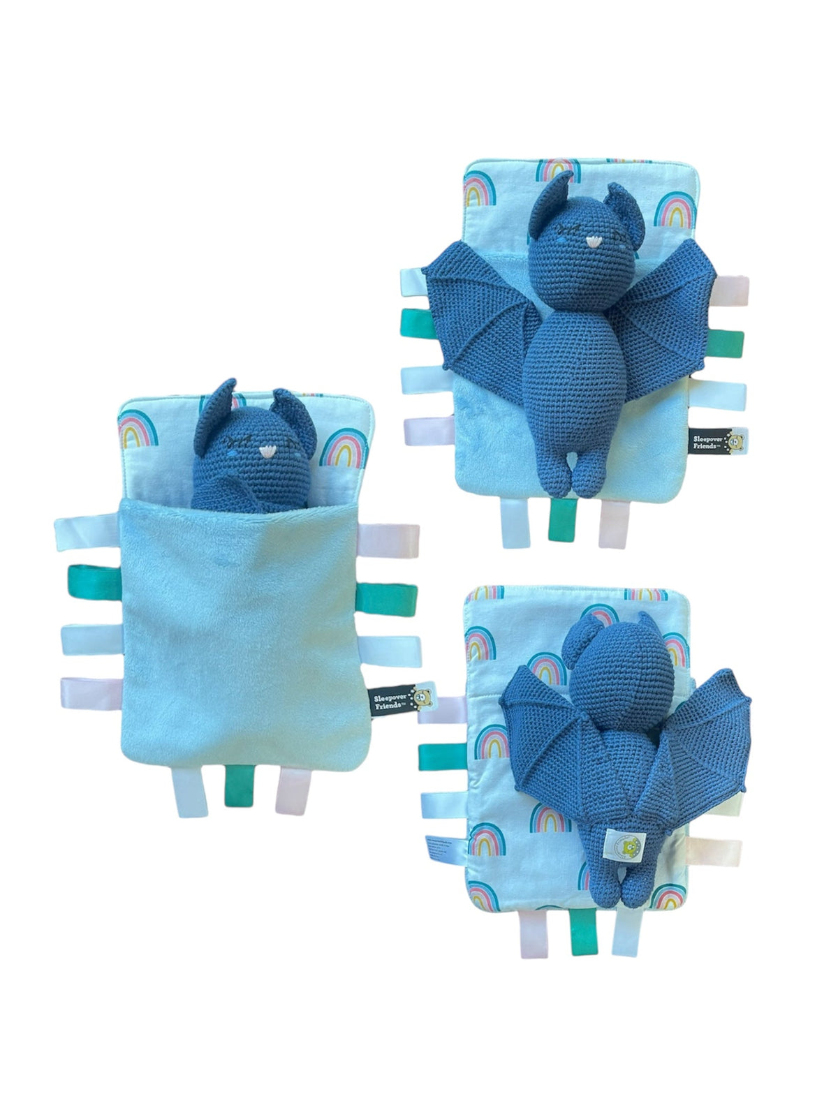 Comet the Bat Plush Toy with Sleeping Bag – view 7