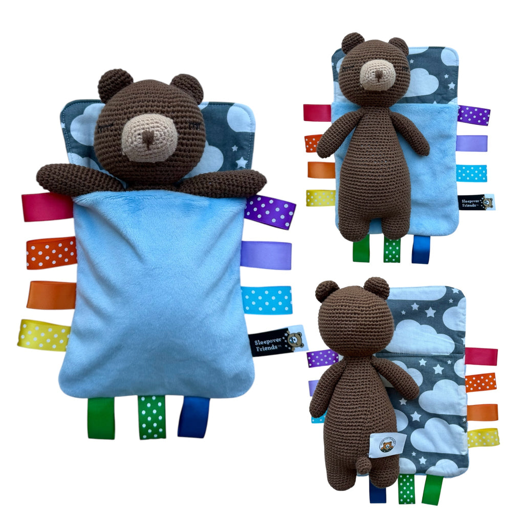 Berry the Bear Plush Toy with Sleeping Bag – view 10