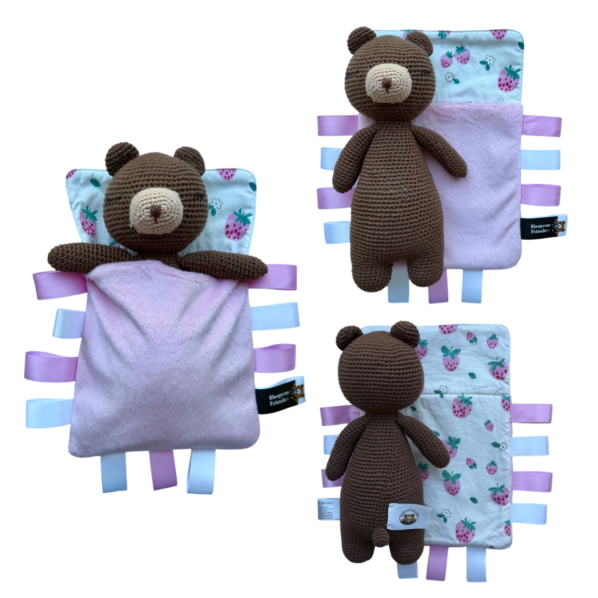 Berry the Bear Plush Toy with Sleeping Bag – view 9