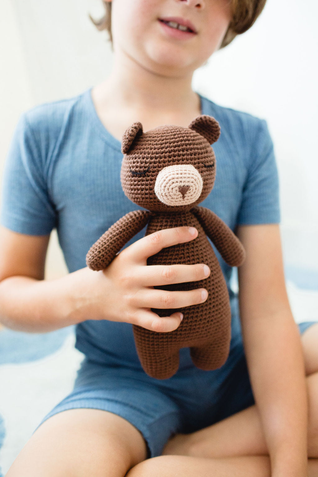 Berry the Bear Plush Toy with Sleeping Bag