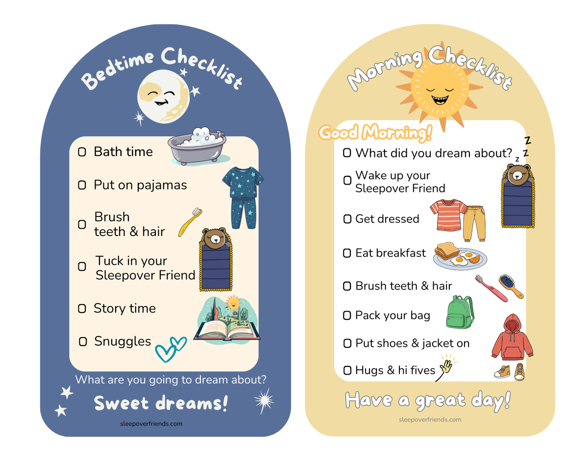Bedtime & Morning Routine Charts for Kids