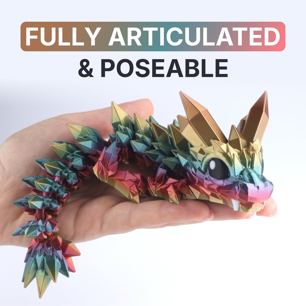 Crystal Baby Dragon Fidget Toy – view 3