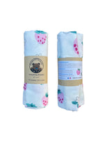 Wild Strawberries Baby Swaddle Blanket