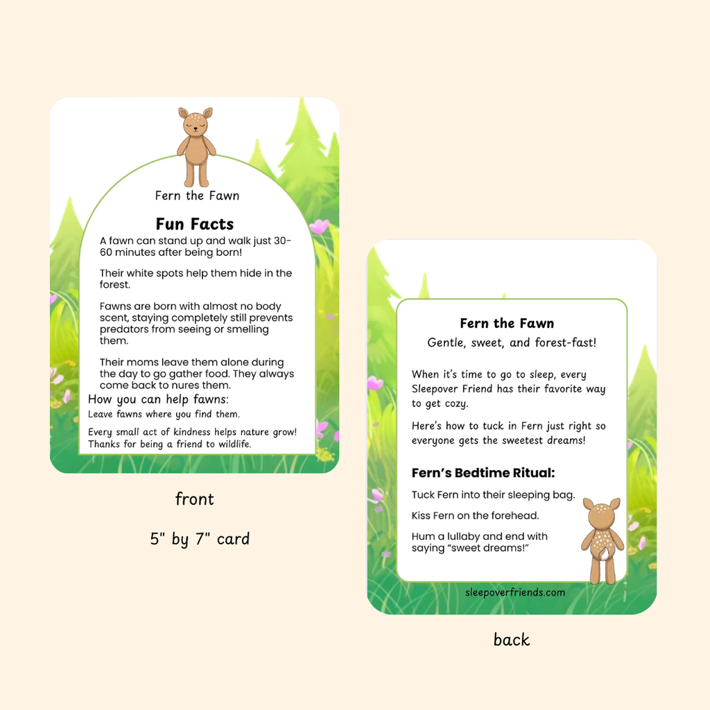 Fern the Fawn Plush Toy with Sleeping Bag – view 11