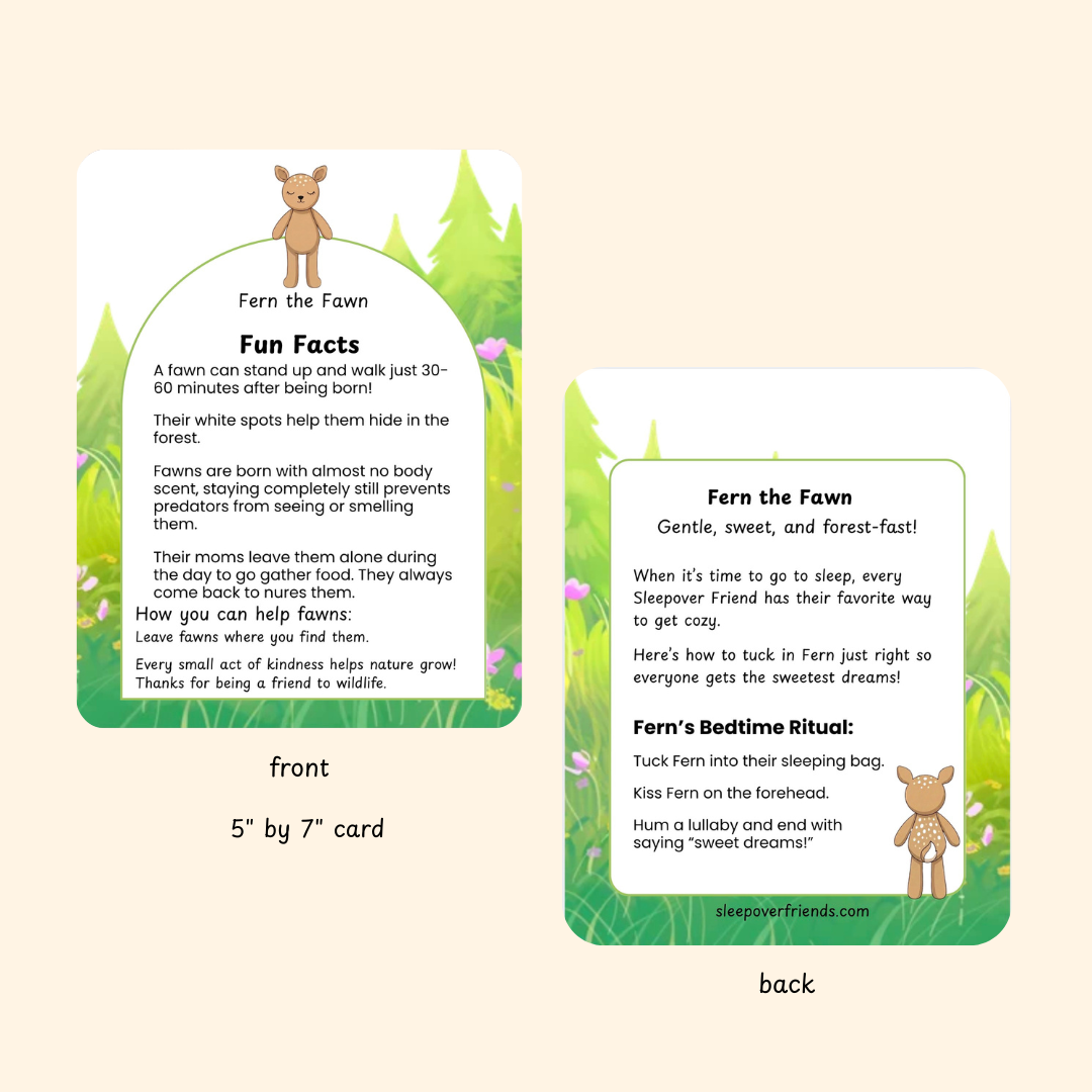 Fern the Fawn Plush Toy with Sleeping Bag – view 11