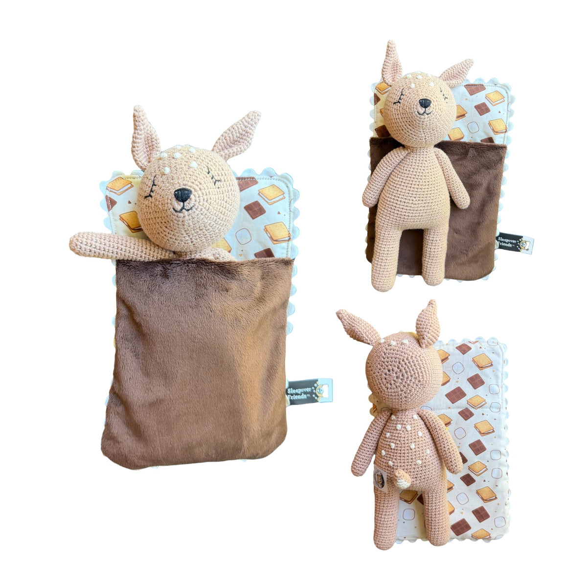 Fern the Fawn Plush Toy with Sleeping Bag – view 10