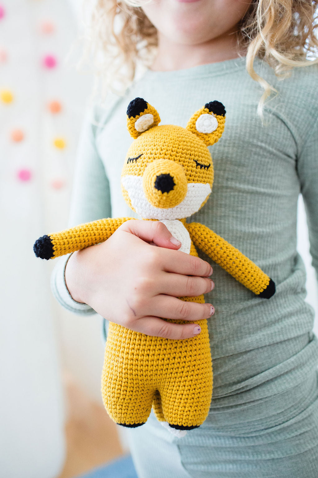 Forest the Fox Plush Toy with Sleeping Bag