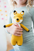 Forest the Fox Plush Toy with Sleeping Bag