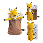 Forest the Fox Plush Toy with Sleeping Bag – view 9