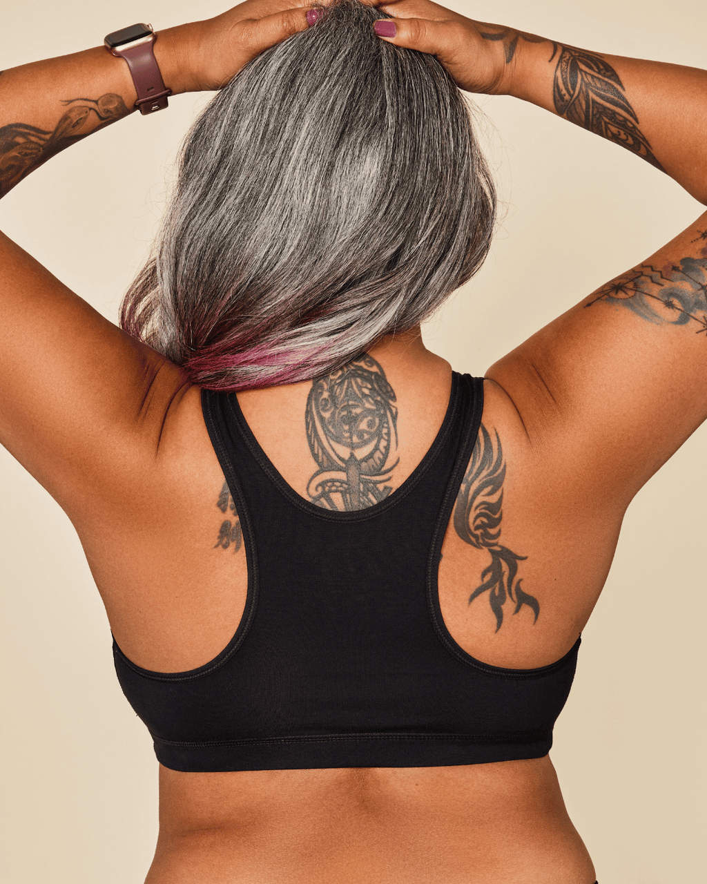 Glide Cotton Racerback Bralette – view 10