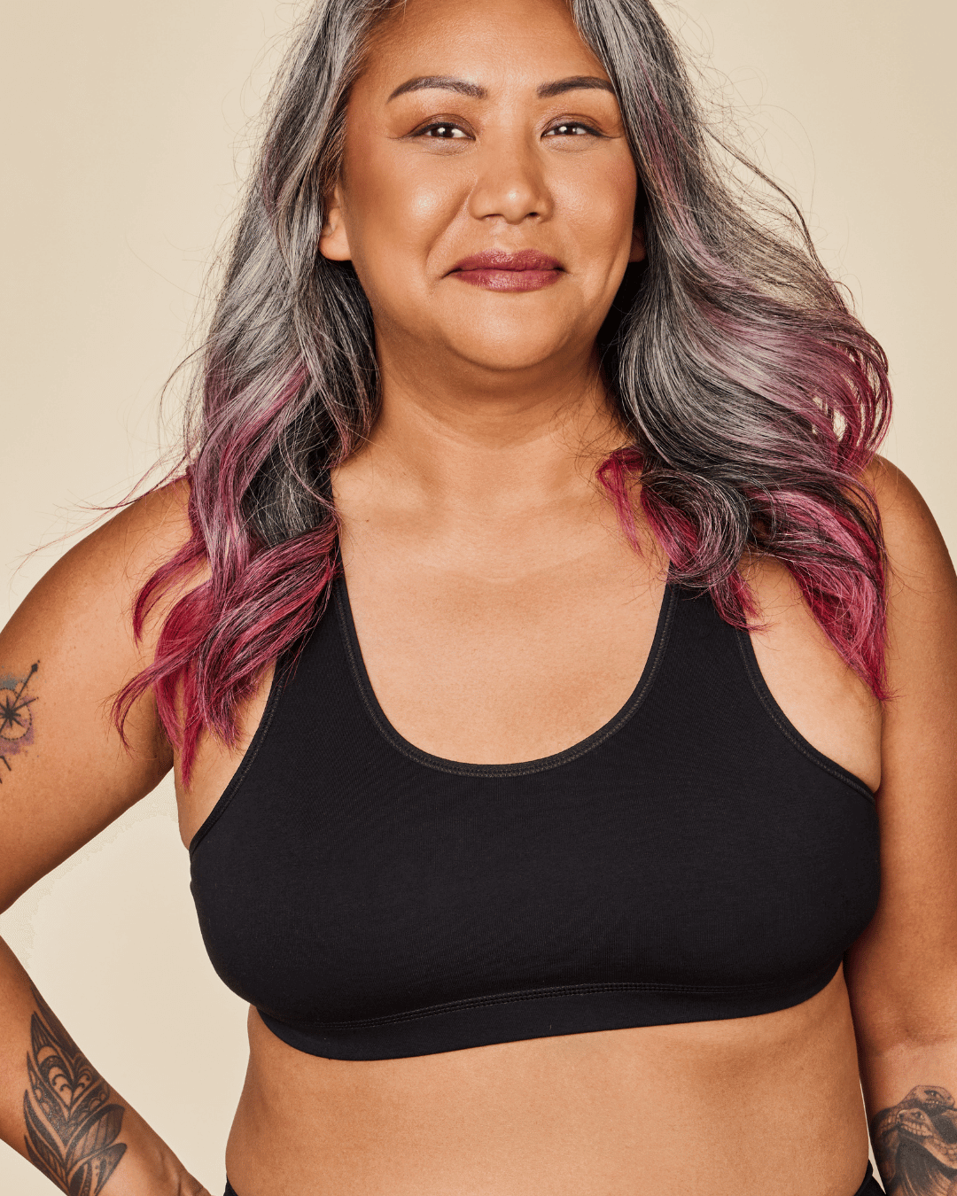 Glide Cotton Racerback Bralette – view 9