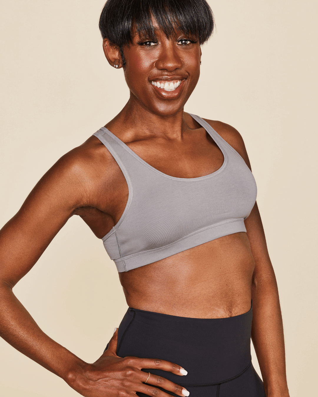 Glide Cotton Racerback Bralette – view 8