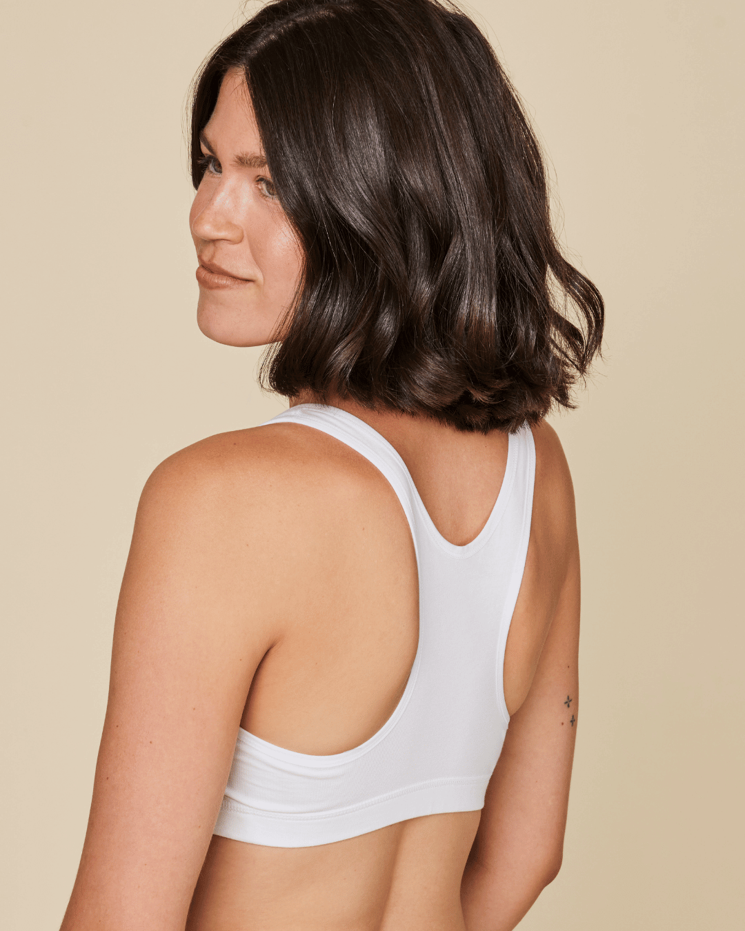 Glide Cotton Racerback Bralette – view 3