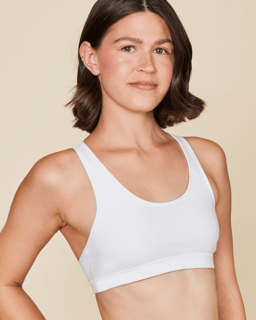 Glide Cotton Racerback Bralette – view 4