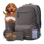 Dog Travel Backpack with Bowls & Food Storage – view 9