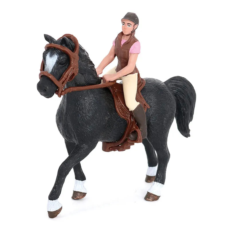 Realistic Horse & Rider Figurines – view 4