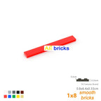 50PCS 1x8 Smooth Tiles Bulk Pack – view 27