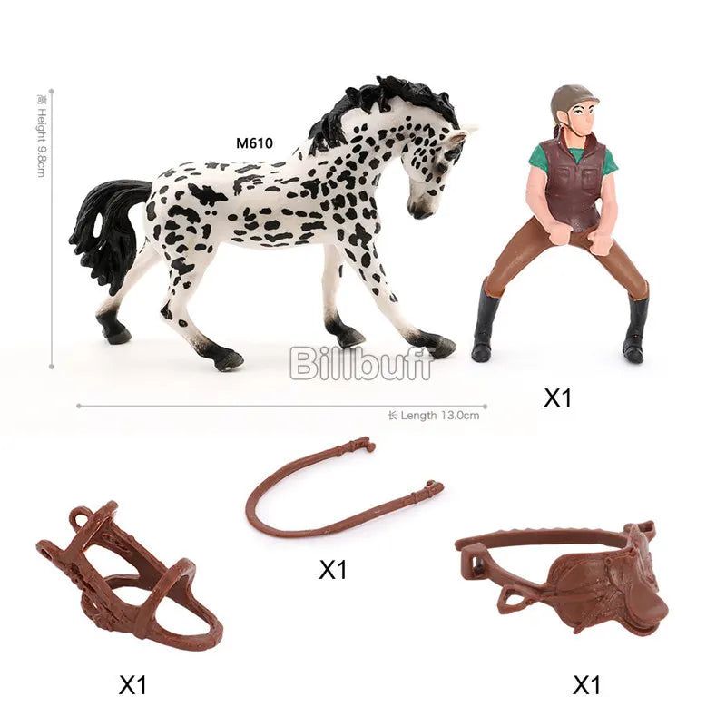 Realistic Horse & Rider Figurines – view 11