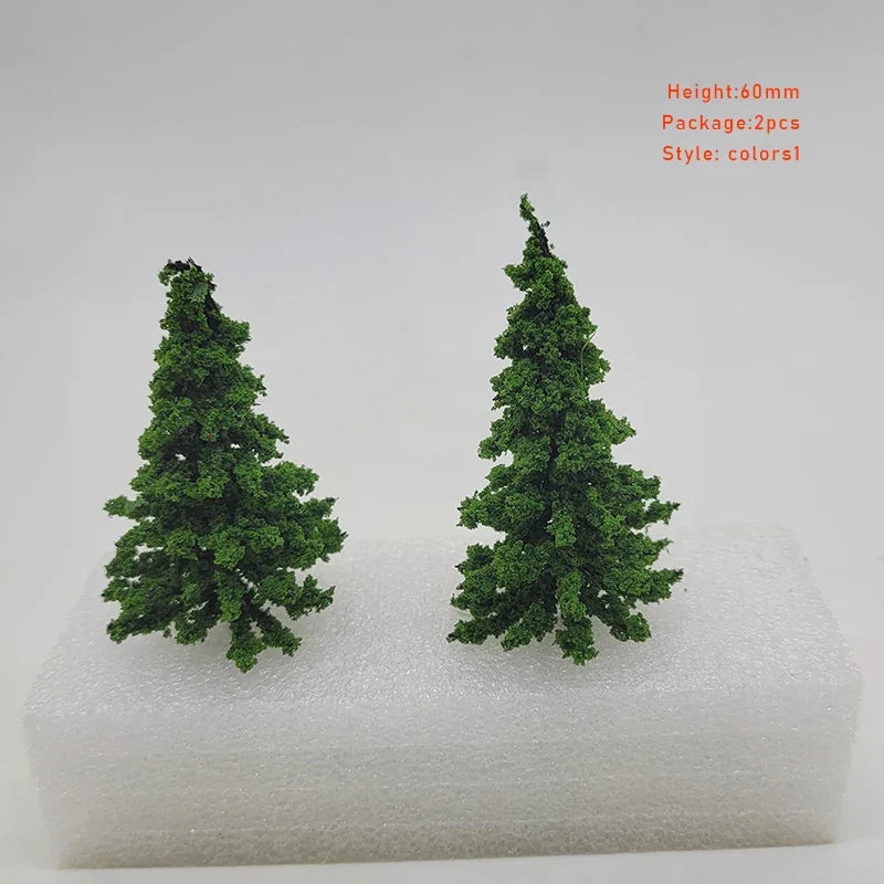 HO Scale 1:87 Model Pine Trees (2PCS) – view 18