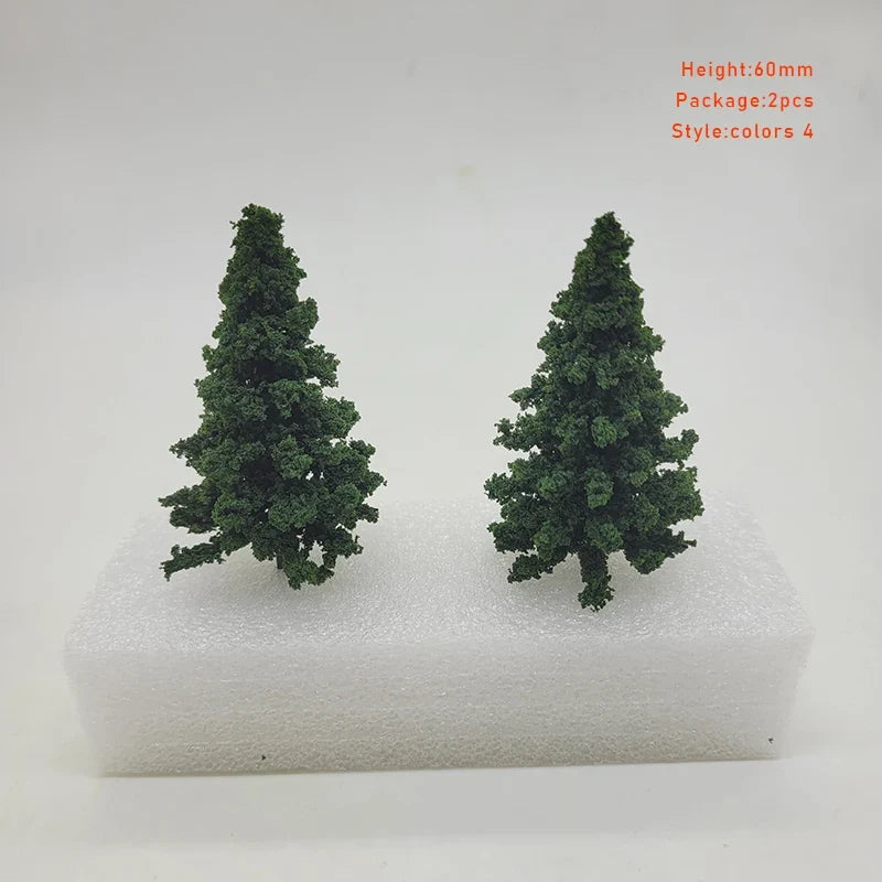 HO Scale 1:87 Model Pine Trees (2PCS) – view 8