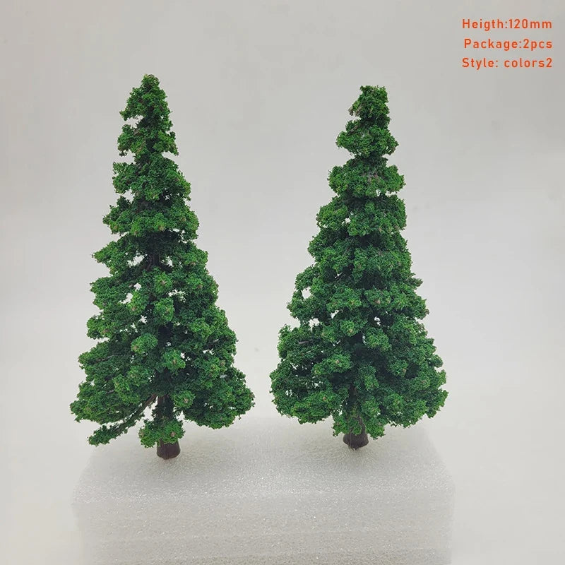 HO Scale 1:87 Model Pine Trees (2PCS) – view 19