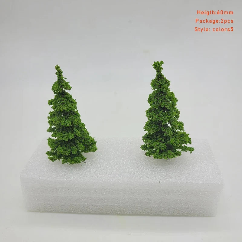 HO Scale 1:87 Model Pine Trees (2PCS) – view 11