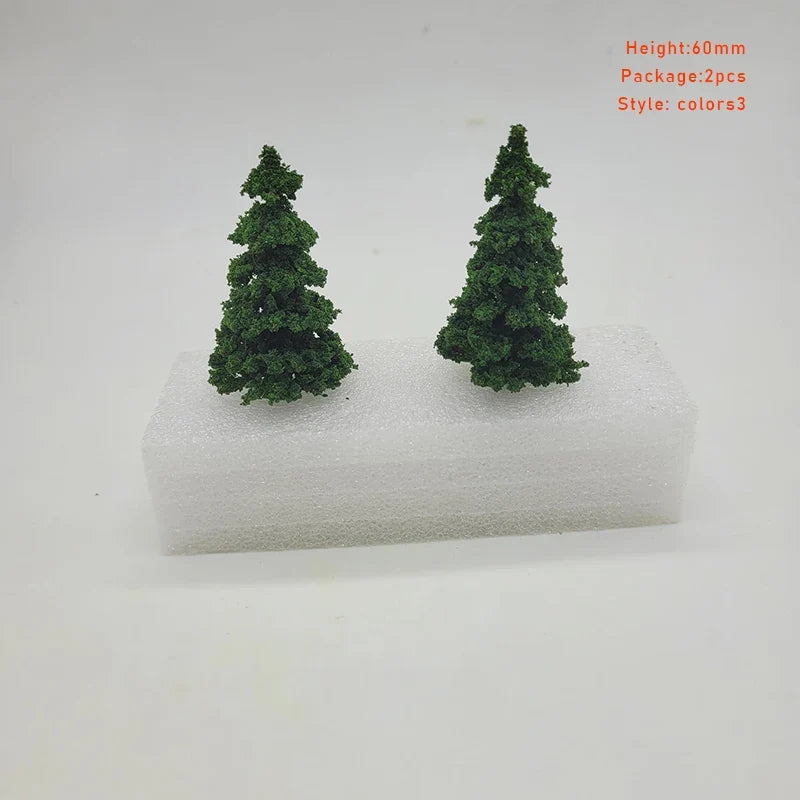 HO Scale 1:87 Model Pine Trees (2PCS) – view 12