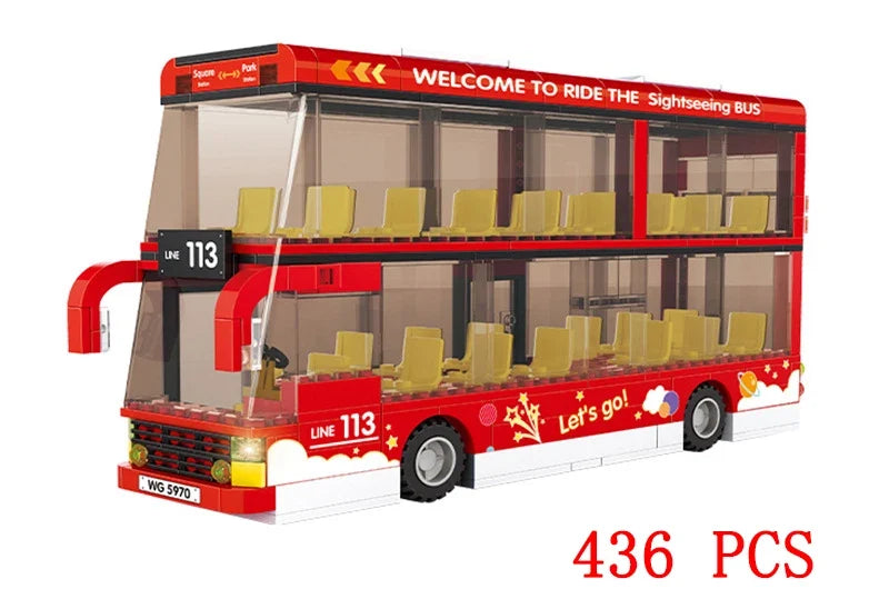 London Double-Decker Bus Building Blocks – view 12