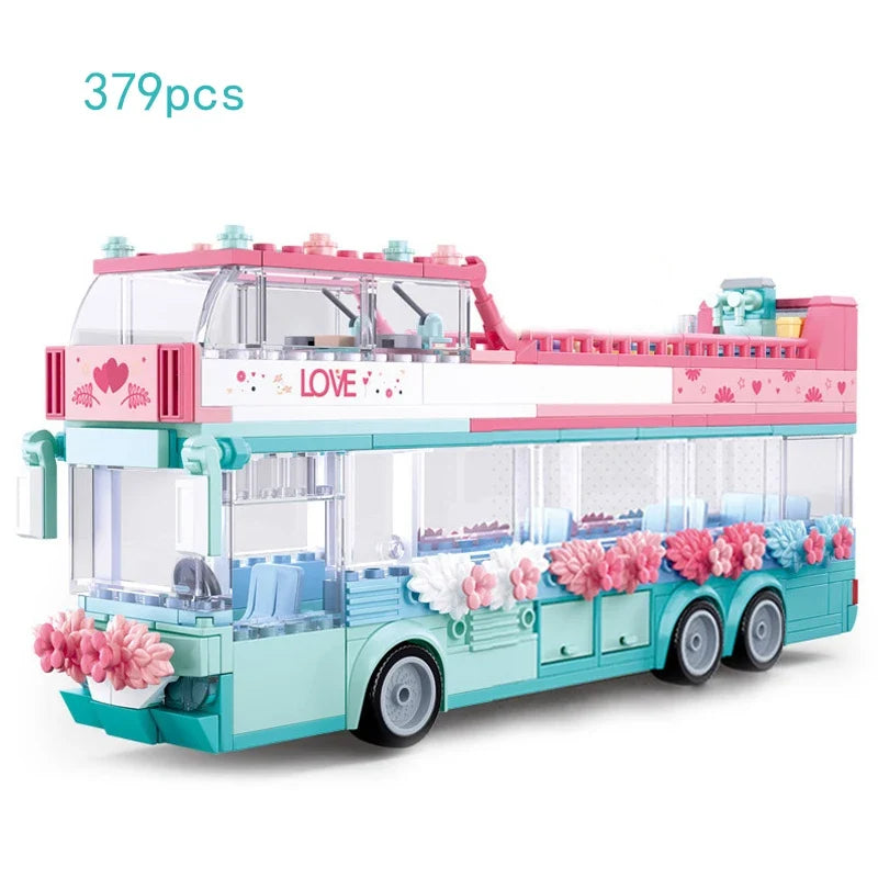 London Double-Decker Bus Building Blocks – view 2