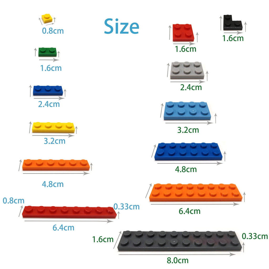 10PCS 4x12 Thin Building Plates – view 6