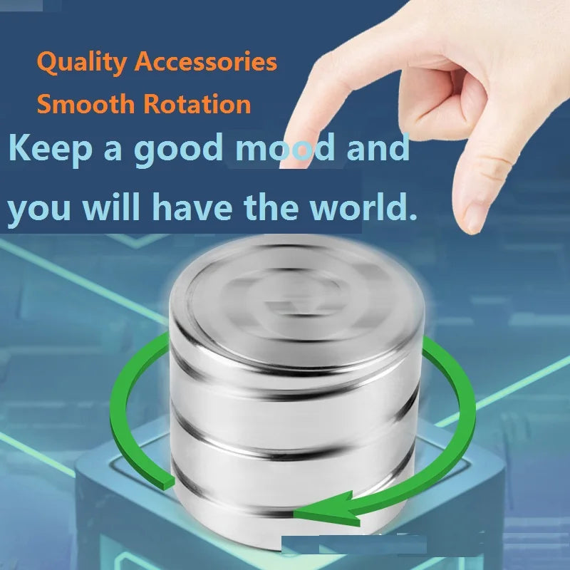 Metal Optical Gyroscope Desk Toy – view 2