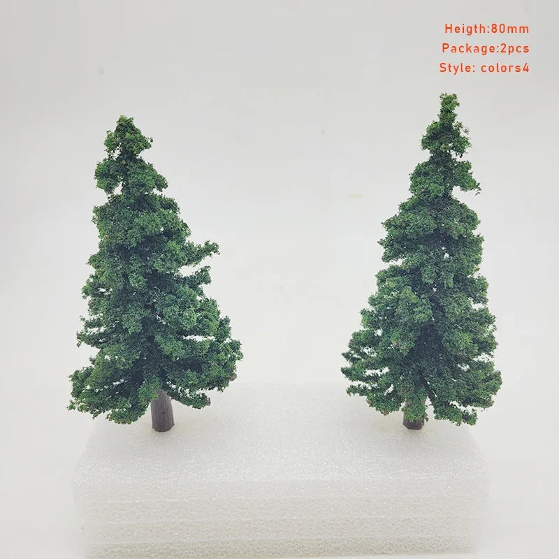 HO Scale 1:87 Model Pine Trees (2PCS) – view 9