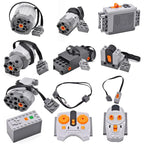 RC Motor & Remote Parts for Brick Builds
