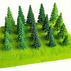 HO Scale 1:87 Model Pine Trees (2PCS) – view 6