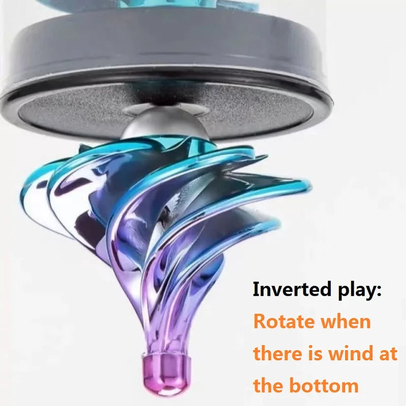 Pneumatic Flying Spinner Top Toy – view 2