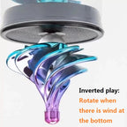 Pneumatic Flying Spinner Top Toy – view 2