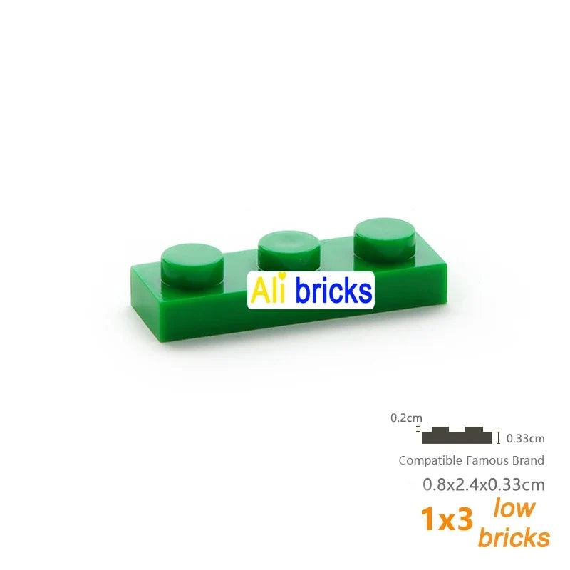 60PCS 1x3 Thin Building Plates – view 11
