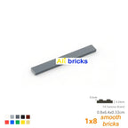50PCS 1x8 Smooth Tiles Bulk Pack – view 25