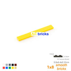 50PCS 1x8 Smooth Tiles Bulk Pack – view 23