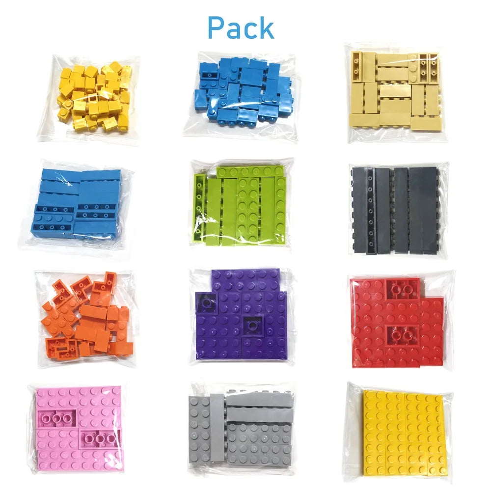 60PCS 1x3 Thick Building Bricks – view 4