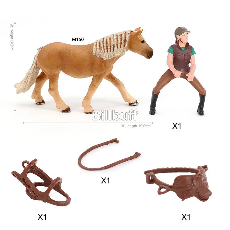 Realistic Horse & Rider Figurines – view 10